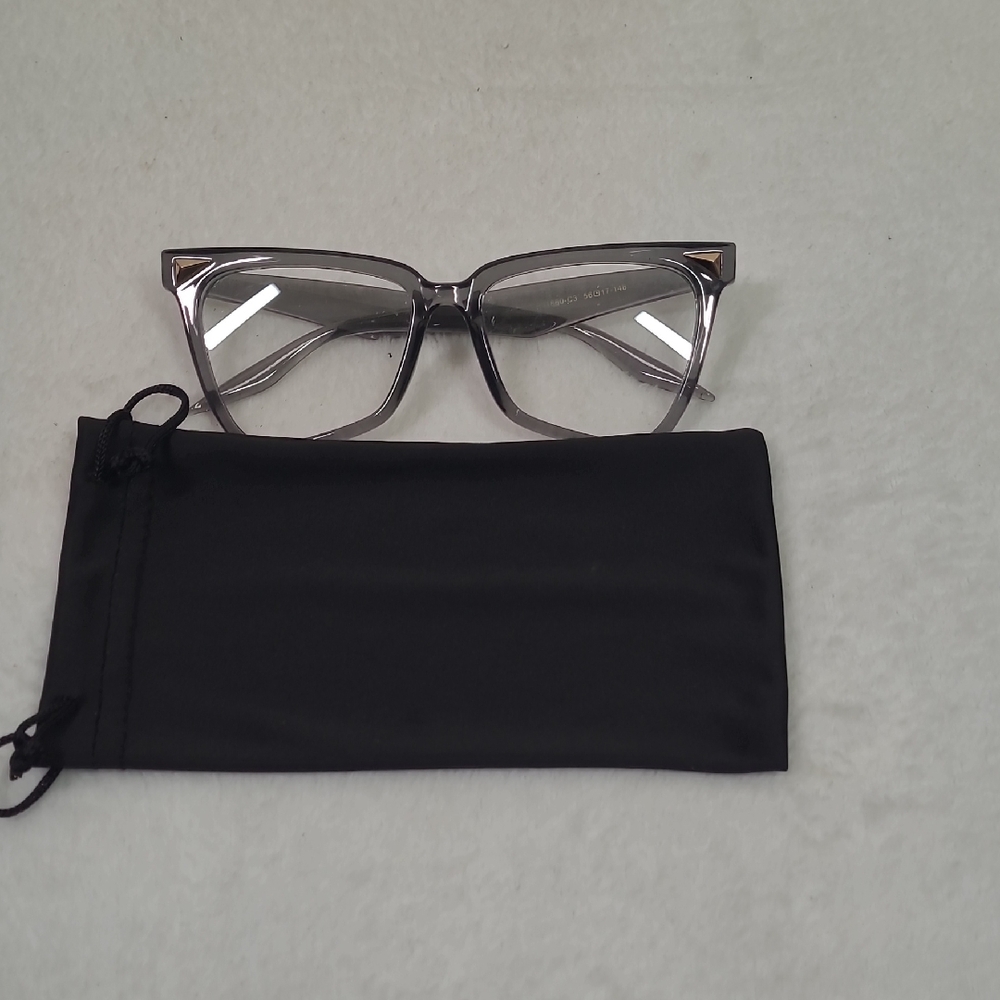 Stylish Black and Gray Women's Glasses